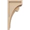 Ekena Millwork 9"W x 9"D x 18"H Wide Viola Rough Cedar Woodgrain TimberThane Corbel, Primed Tan CORUR09X09X18VIORCPR - alternate 2